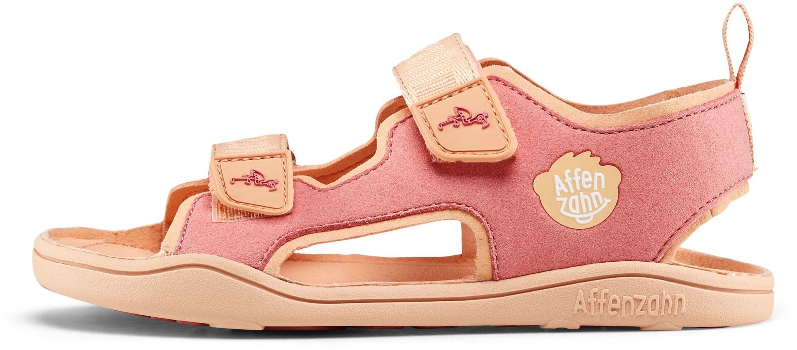 Dětské barefoot sandály Affenzahn Sandal Vegan Airy - Flamingo